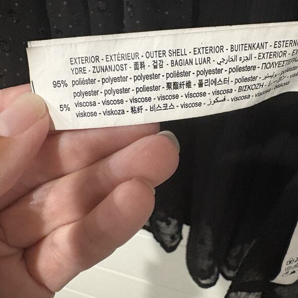 Zara | Bolero Sequin Swiss Dot Jacket Top Sequins FLAW- Size Medium - Picture 7 of 10